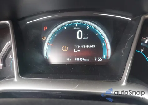 2018 Honda Civic Ex from USA, damaged, VIN 19XFC2F74JE200969